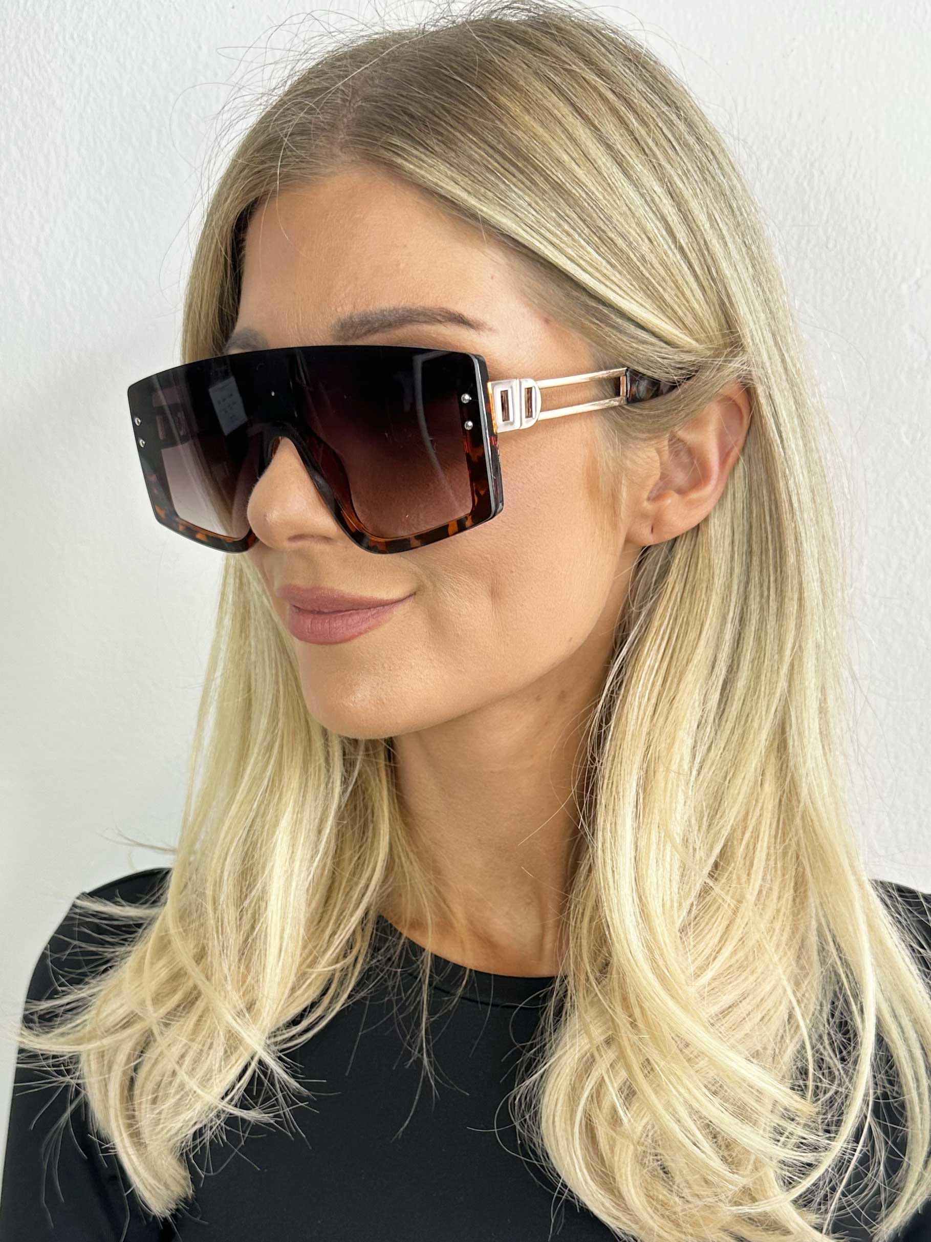 Carolin - Seje solbriller med guldstel